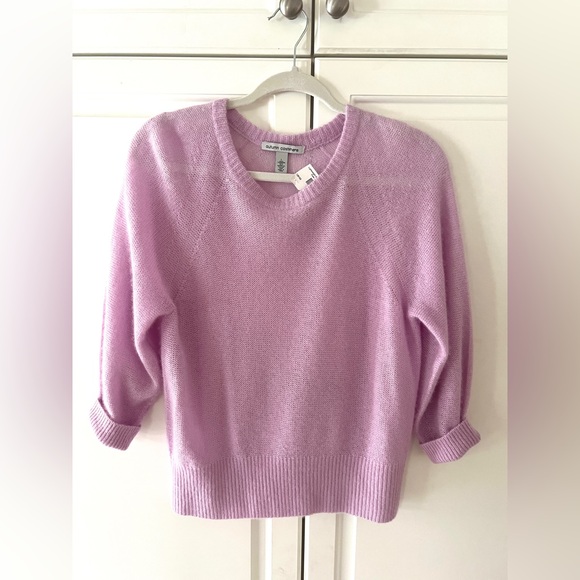 PRICE DROP! Autumn cashmere Lightweight Blouson Sleeve Raglan Crew Size L✨NWT✨ - Picture 10 of 11